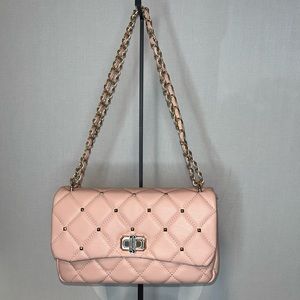 Badgley Mischka Studded Quilted Crossbody